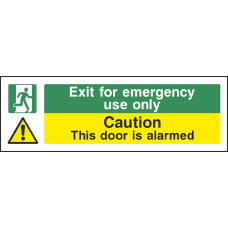 Emergency Exit / Door Is Alarmed
